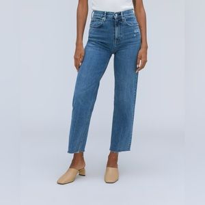 Everlane Way High Jean in Distressed